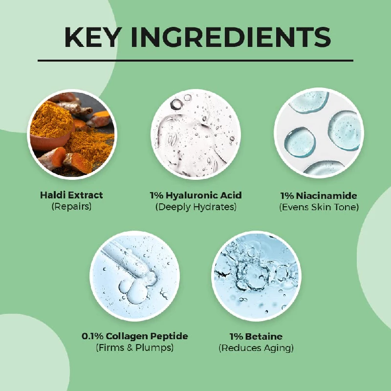 Dr. Sheth's Haldi & Hyaluronic Acid Face Serum - Image 3