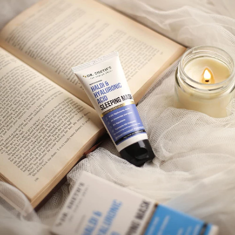 Dr. Sheth's Haldi & Hyaluronic Acid Sleeping Mask Cream - Image 2