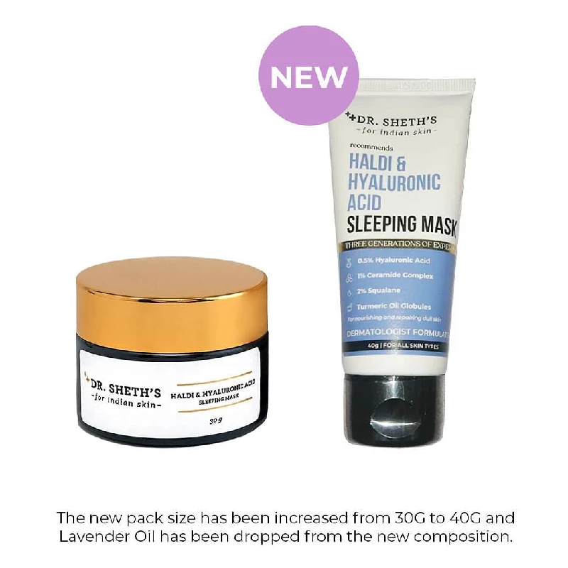 Dr. Sheth's Haldi & Hyaluronic Acid Sleeping Mask Cream - Image 5