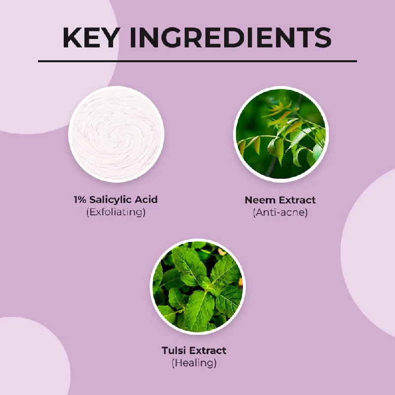 Dr. Sheth's Neem & Salicylic Acid Face Wash - Image 3