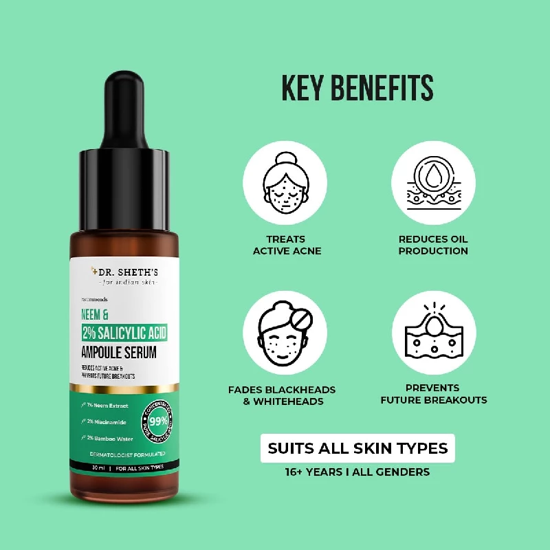 Dr. Sheth's Neem & Salicylic Acid Serum - Image 4