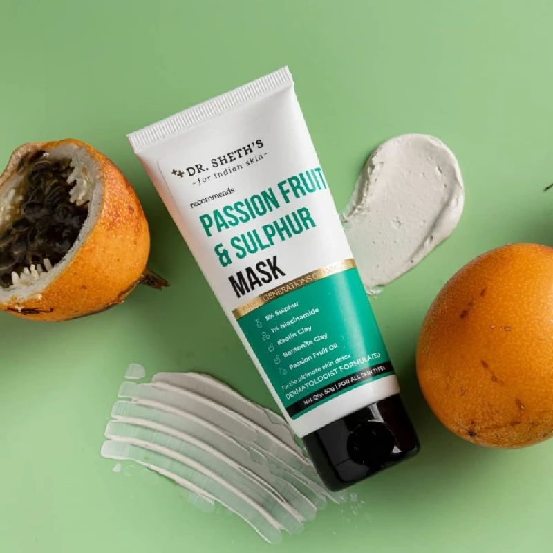 Dr. Sheth's Passion Fruit & Sulphur Mask - Image 4