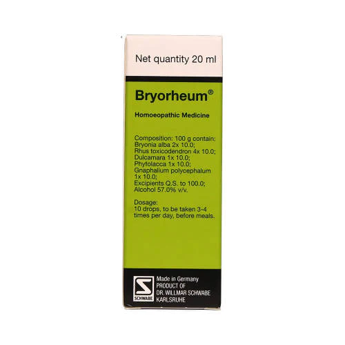 Dr. Willmar Schwabe Germany Bryorheum Drops - Image 3