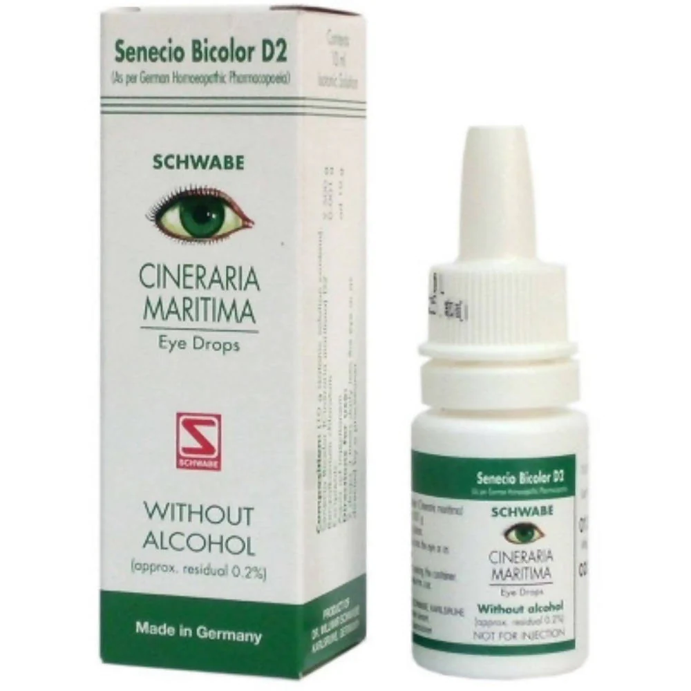 Dr. Willmar Schwabe Germany Cineraria Maritima Eye Drop Without Alcohol