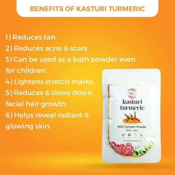 Duh Kasturi (Wild) Turmeric Powder - Image 3