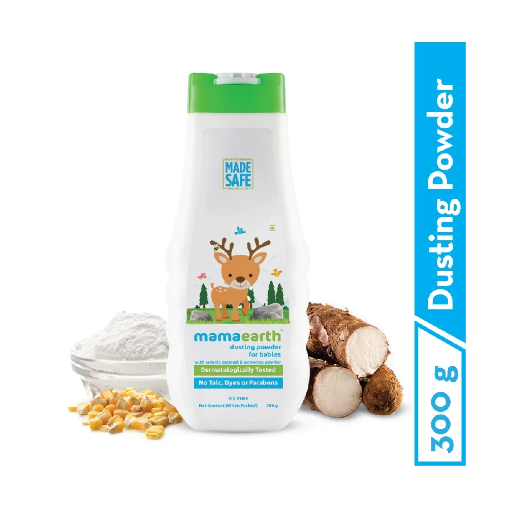 Dusting Powder with Organic Oatmeal and Arrowroot Powder for Babies - Image 2