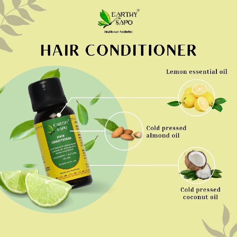 Earthy Sapo All Natural Hair Lemon Conditioner - Image 4