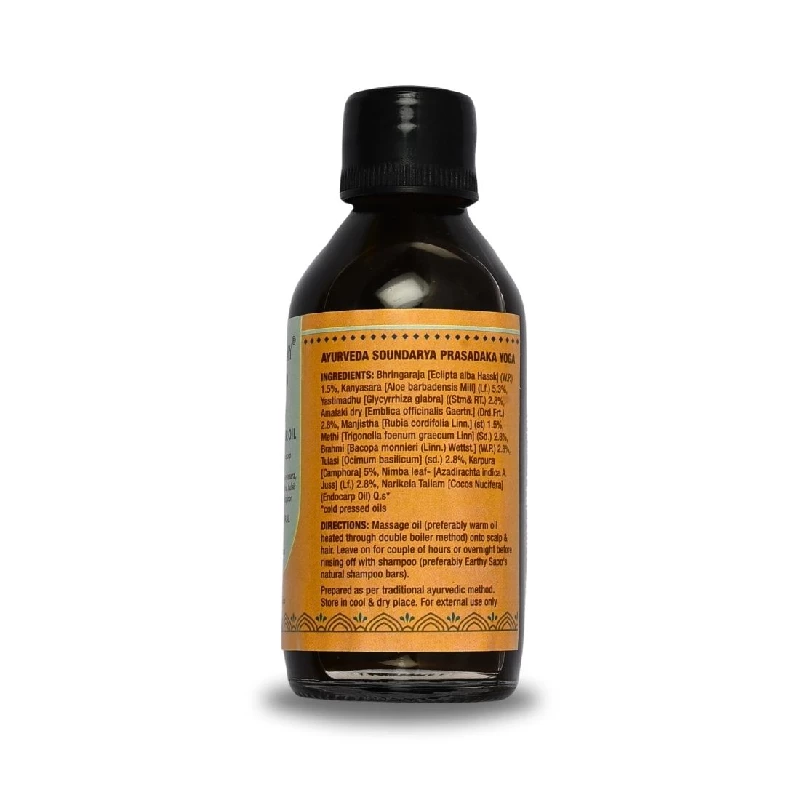 Earthy Sapo Handmade Anti Itch Ayurvedic Hair Oil - Image 3