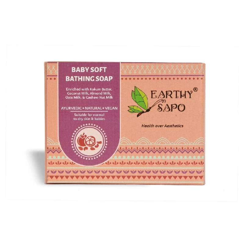 Earthy Sapo Handmade Baby Soft Bathing Soap - Image 2