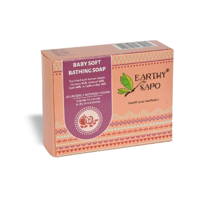 Earthy Sapo Handmade Baby Soft Bathing Soap - Image 3