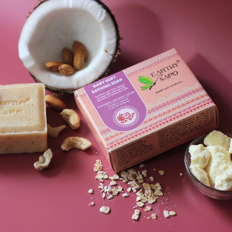 Earthy Sapo Handmade Baby Soft Bathing Soap - Image 8