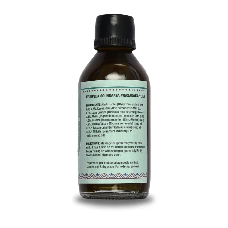 Earthy Sapo Handmade Conditioning Ayurvedic Hair Oil - Image 3