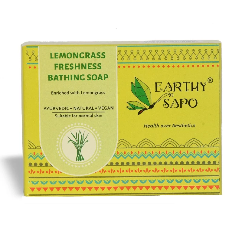 Earthy Sapo Lemongrass Freshness Bathing Soap - Image 2