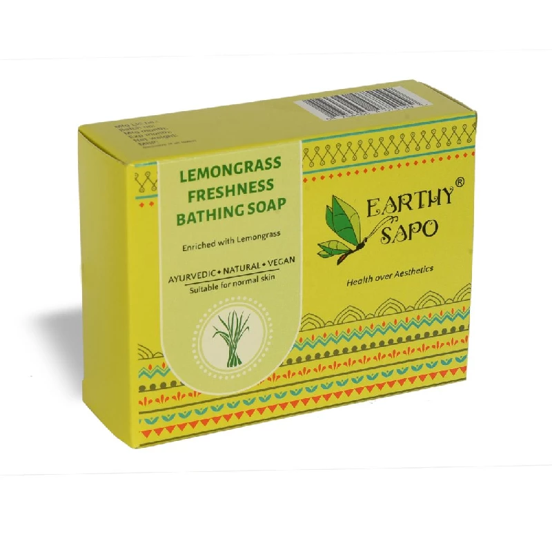 Earthy Sapo Lemongrass Freshness Bathing Soap - Image 3