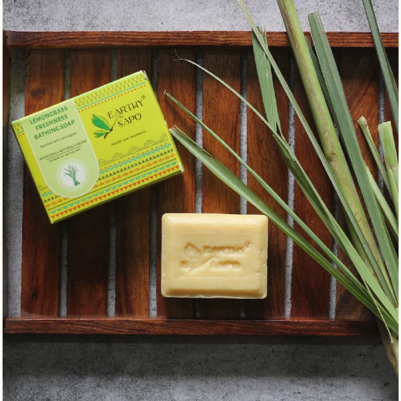 Earthy Sapo Lemongrass Freshness Bathing Soap - Image 7