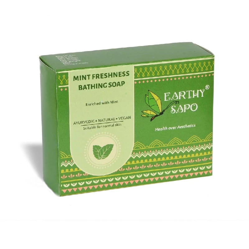 Earthy Sapo Mint Freshness Bathing Soap - Image 2