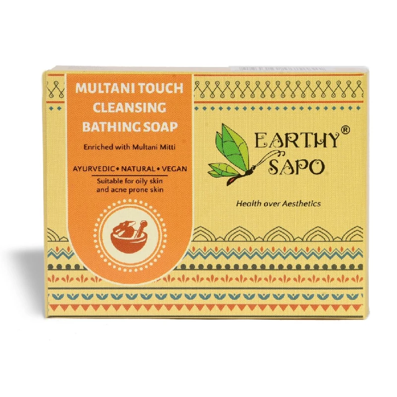 Earthy Sapo Multani Touch Cleansing Bathing Soap - Image 2