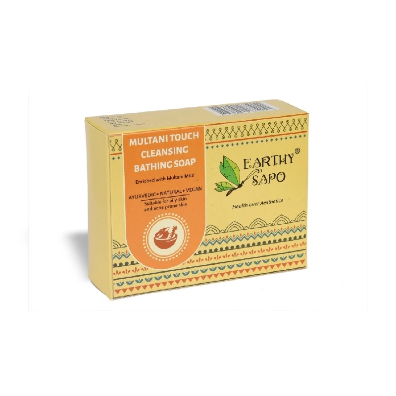 Earthy Sapo Multani Touch Cleansing Bathing Soap - Image 3