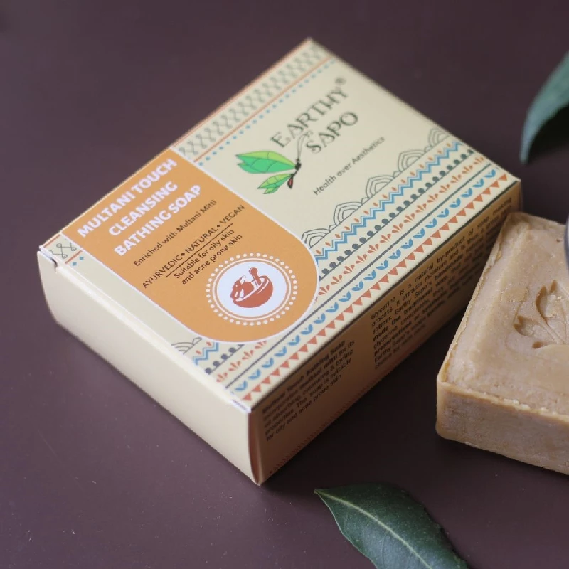 Earthy Sapo Multani Touch Cleansing Bathing Soap - Image 8