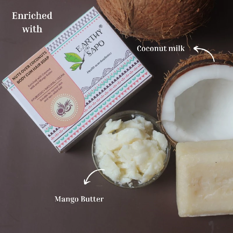 Earthy Sapo Nuts over Coconuts Body Cum Hair Soap - Image 5