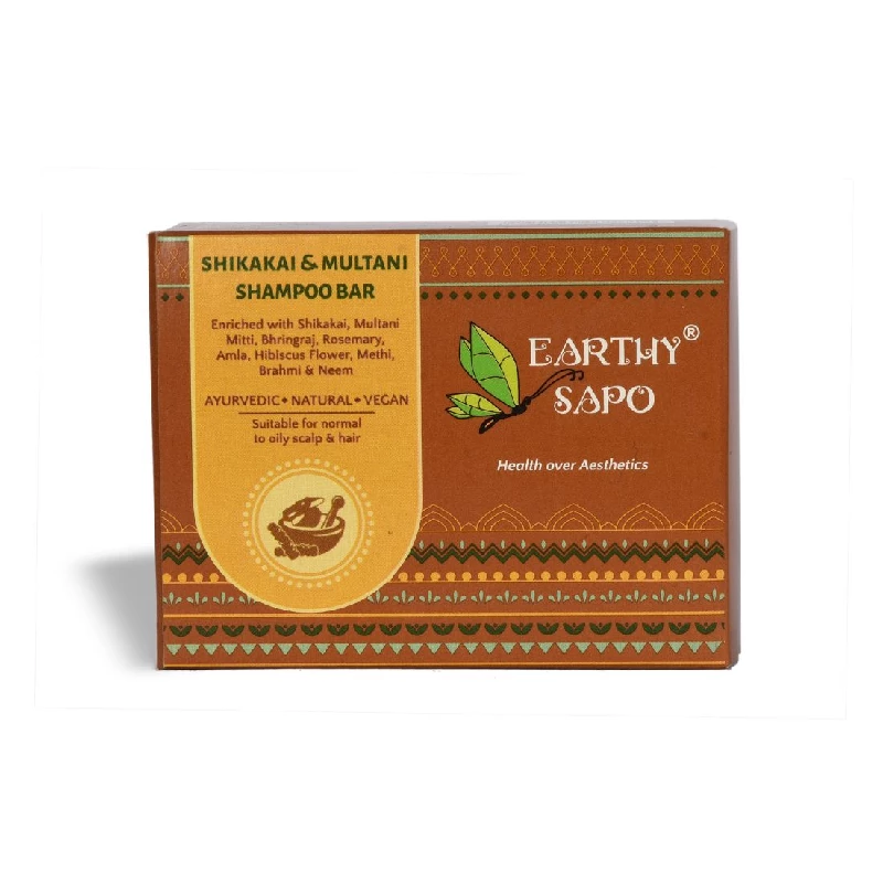 Earthy Sapo Shikakai & Multani Shampoo Bar - Image 2