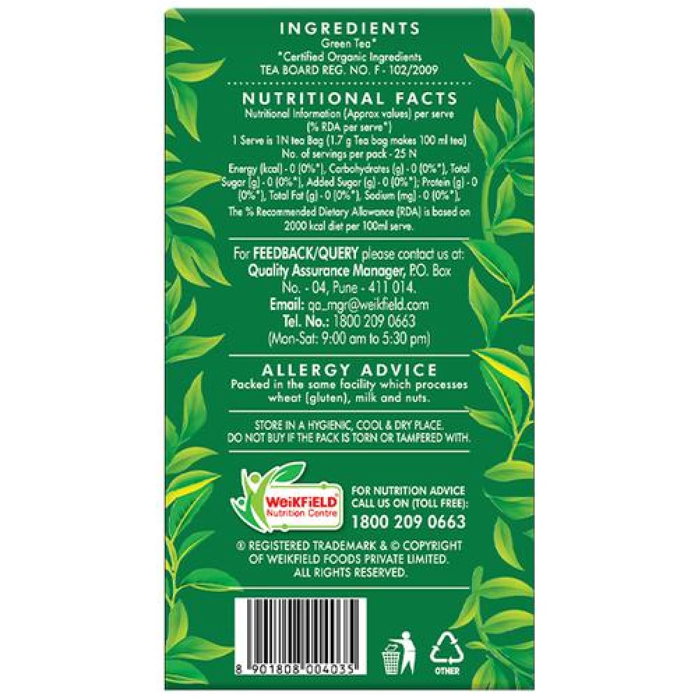 Eco Valley  Organic Green Tea - Classic Green - Image 2