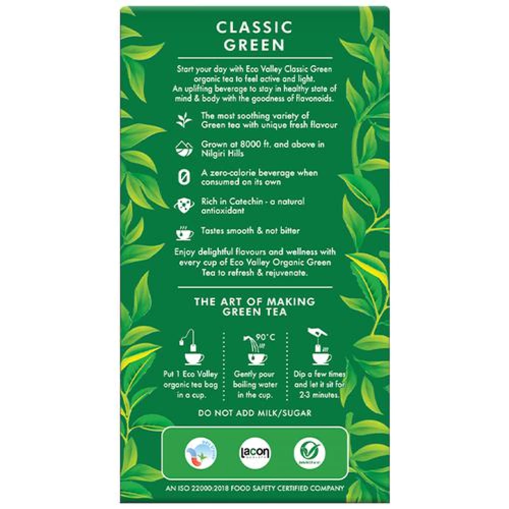 Eco Valley  Organic Green Tea - Classic Green - Image 6