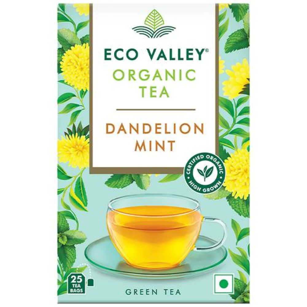 Eco Valley Organic Green Tea Dandelion Mint