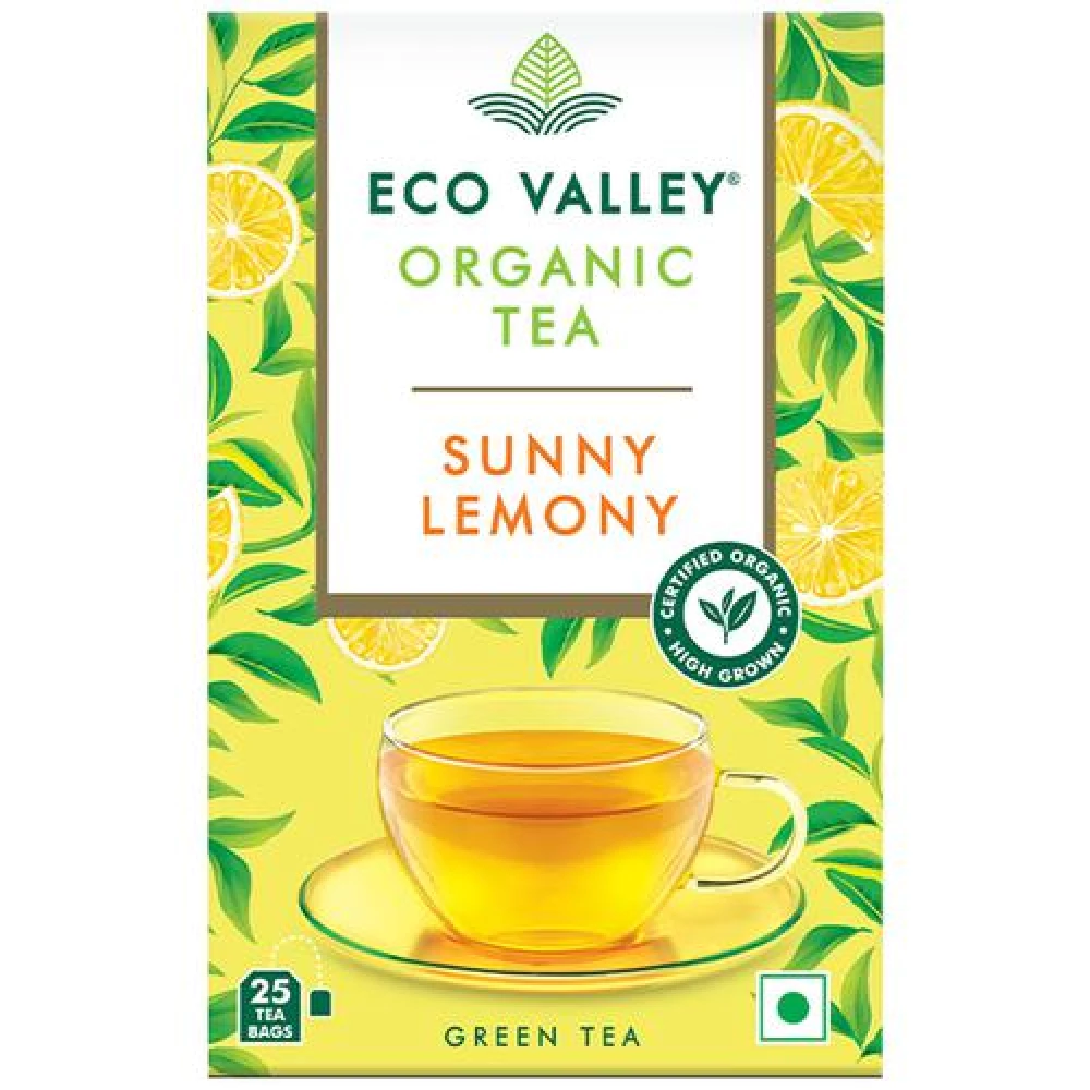 Eco Valley Organic Green Tea Sunny Lemony