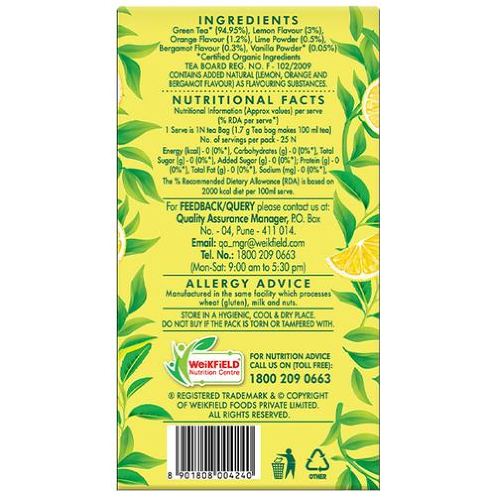 Eco Valley  Organic Green Tea - Sunny Lemony - Image 2