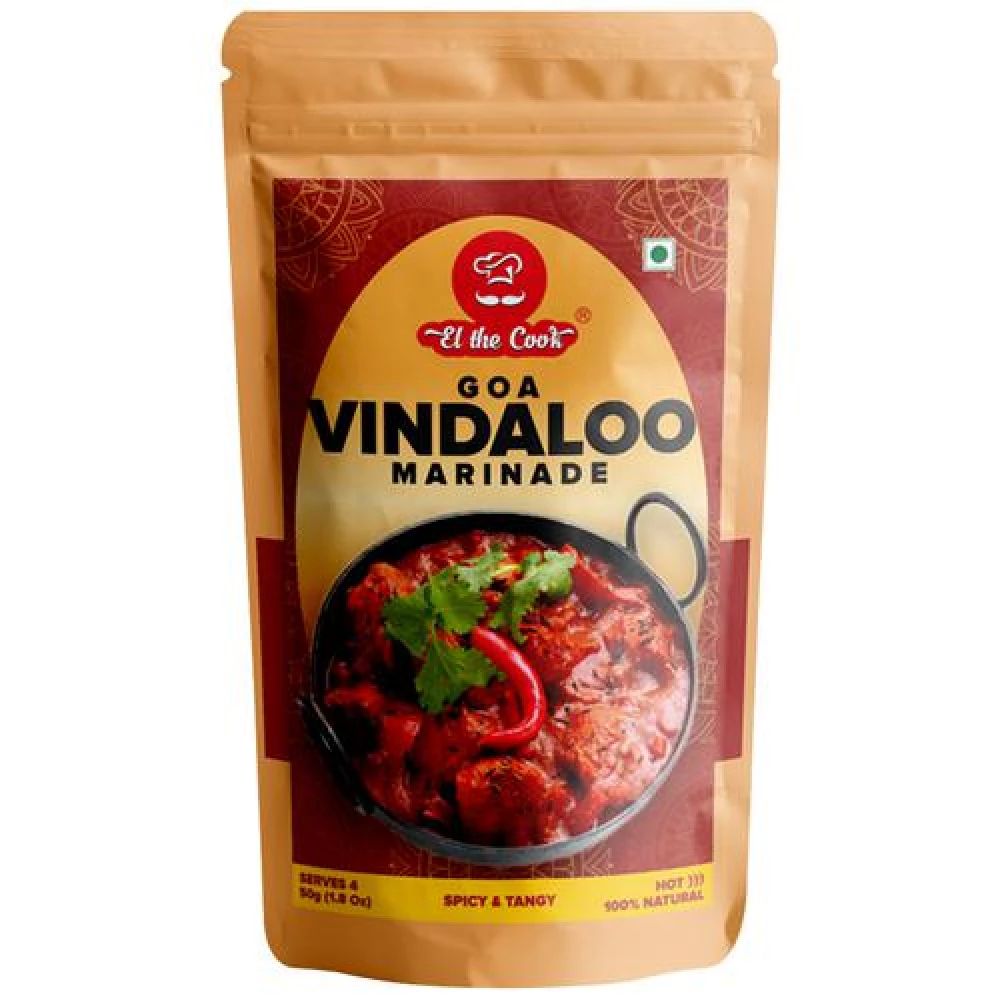El The Cook Goa Vindaloo Marinade - Spicy & Tangy El The Cook Goa Vindaloo Marinade - Spicy & Tangy-Pack Size-Pack of 2