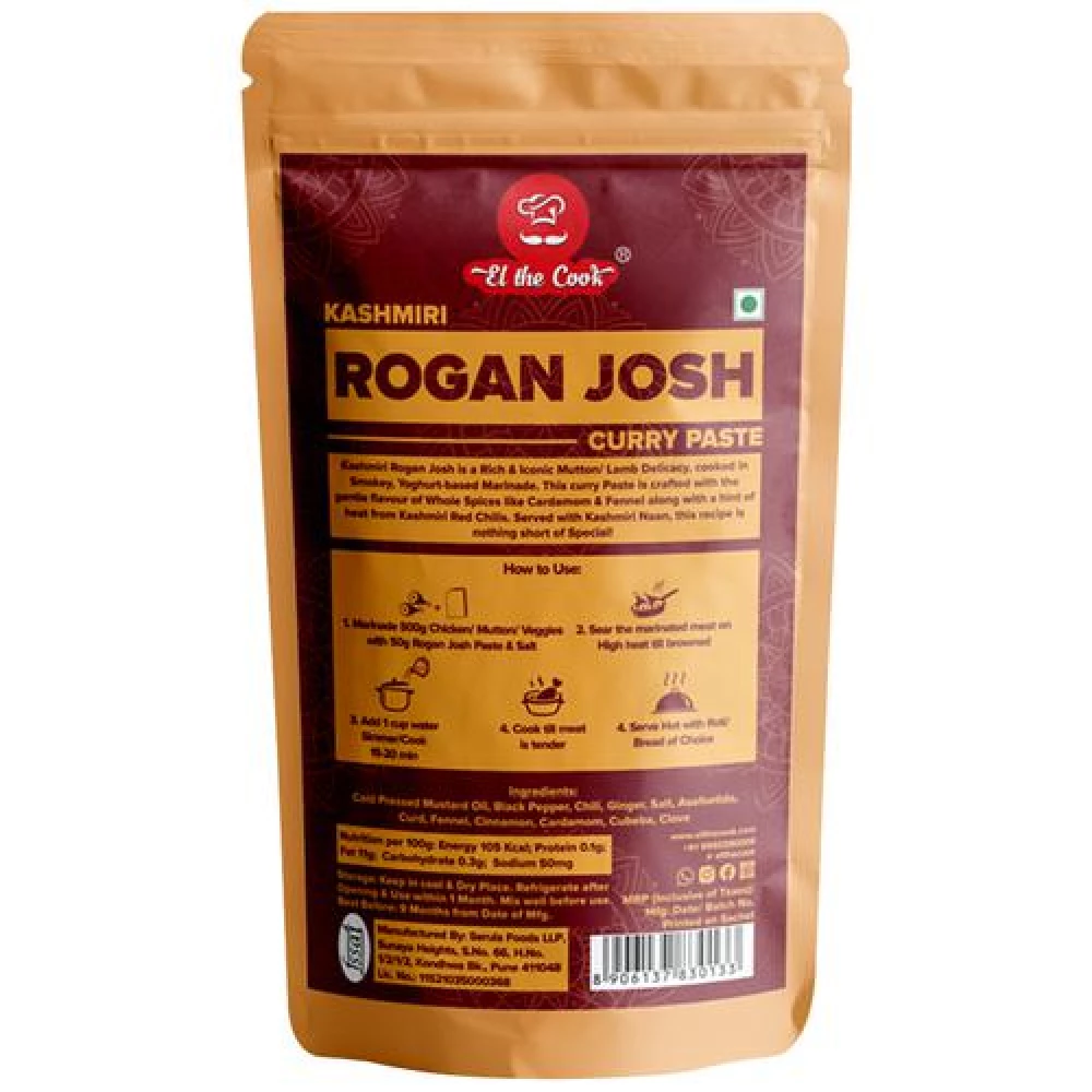 El The Cook Kashmiri Rogan Josh Marinade/Curry Paste - Rich - Image 7