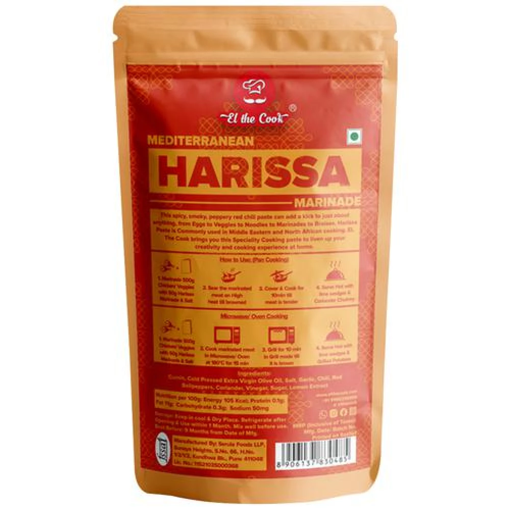 El The Cook Mediterranean Harissa Marinade - Smoky - Image 7