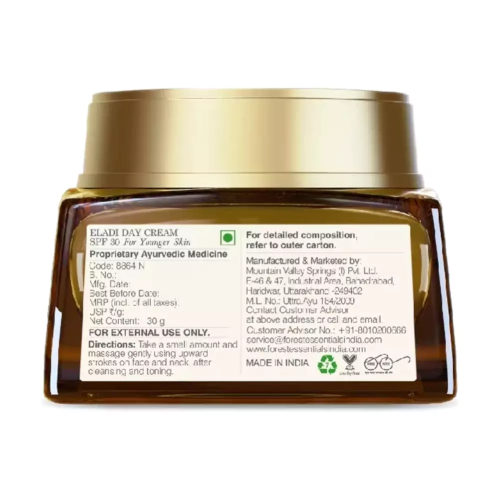 Forest Essentials Eladi Day Cream SPF 30 - Image 2
