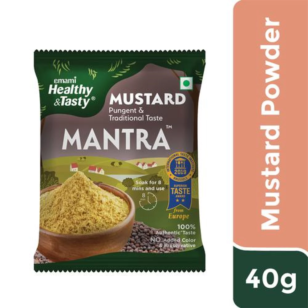 Emami Healthy & Tasty Emami Healthy & Tasty Mantra Mustard Emami Healthy & Tasty Emami Healthy & Tasty Mantra Mustard--40  gm
