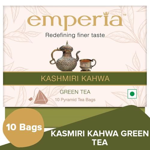 Emperia Green Tea - Kashmiri Kahwa Emperia Green Tea - Kashmiri Kahwa--20 g (10 Bags X 2 g Each)