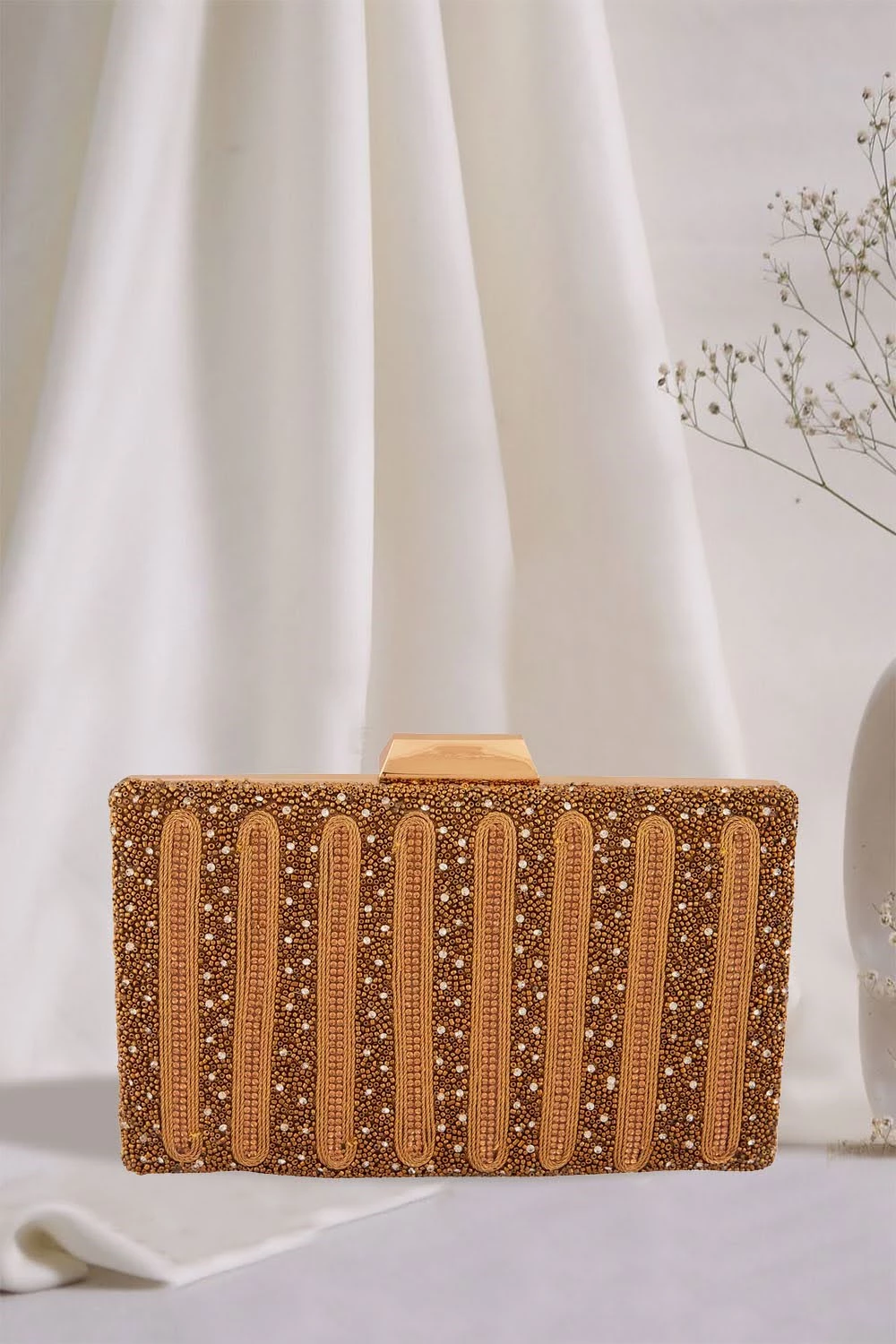Era Collection Beads & Stone Handwork Clutches
