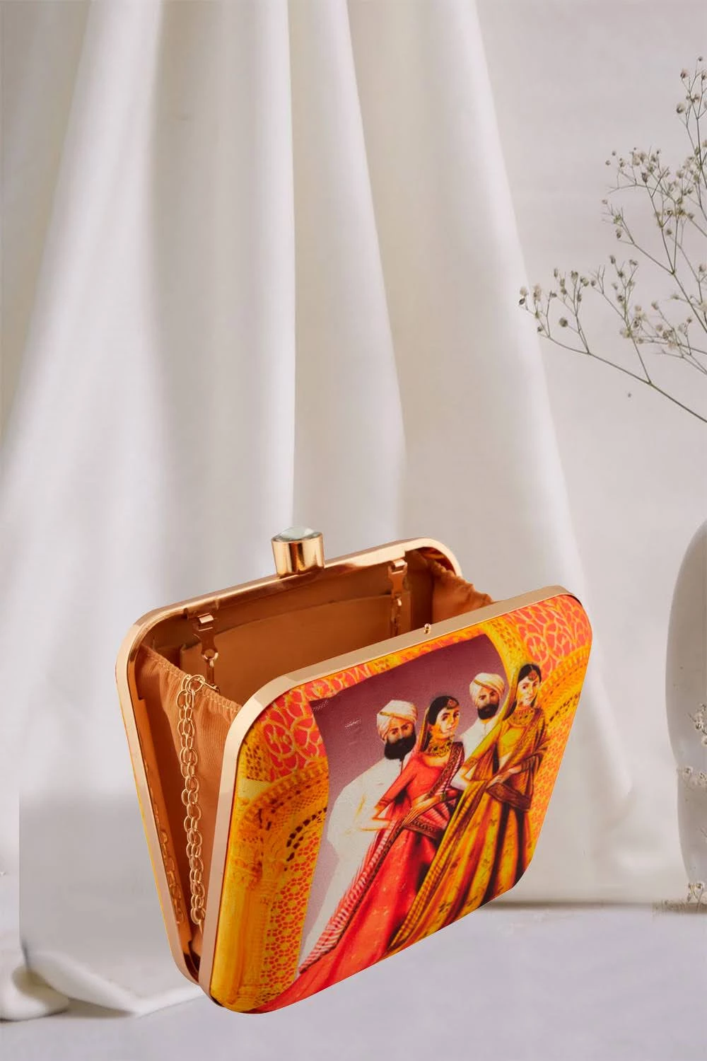 Era Collection Digital Print Handwork Clutches-SRC-50 - Image 2
