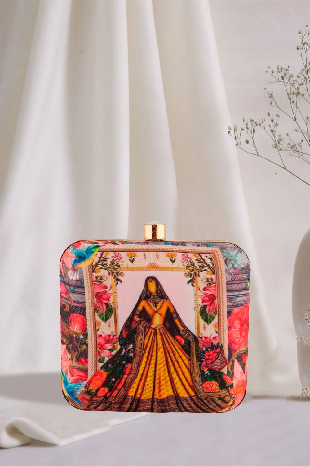 Era Collection Digital Print Handwork Clutches-SRC-52 - Image 2