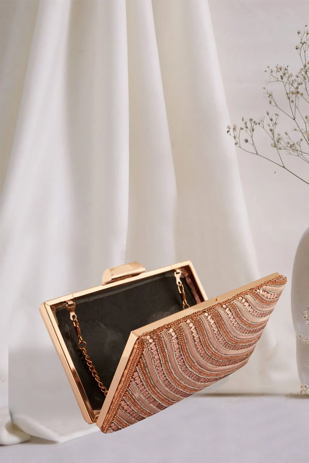 Era Collection Stone & Zardosi Handwork Clutches - Image 2