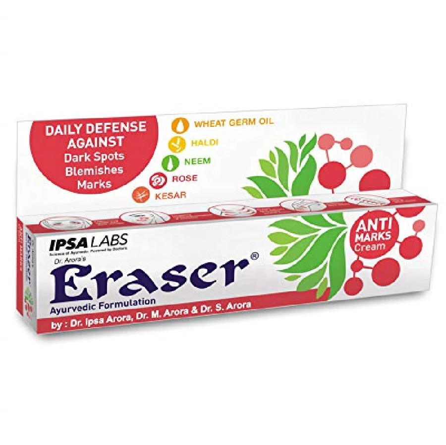 Eraser Anti Marks Ayurvedic Cream Eraser Anti Marks Ayurvedic Cream-Pack Size-15 g