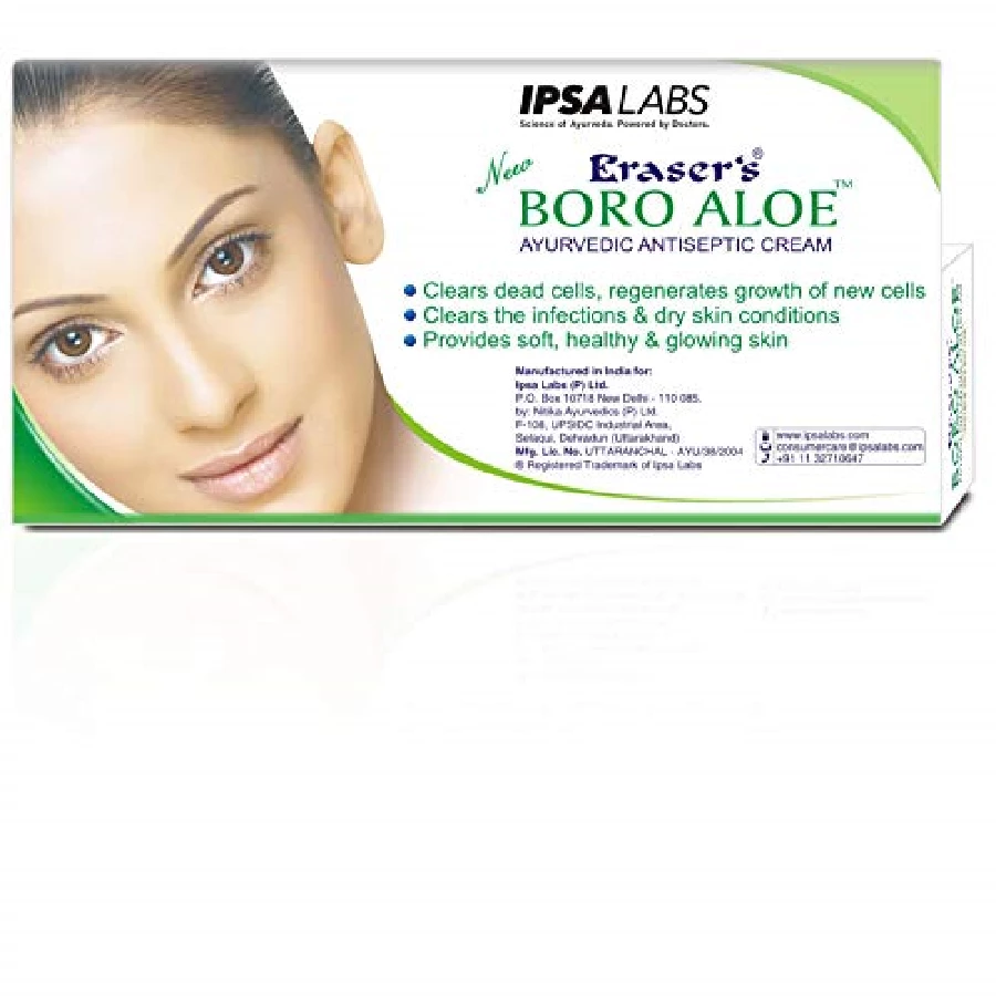 Eraser Boro Aloe Ayurvedic Antiseptic Cream Antiseptic Cream (Pack of 4) - Image 2