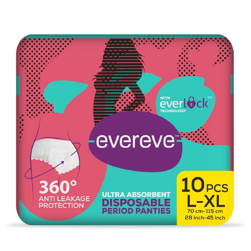 EverEve Ultra Absorbent Disposable Period Panties EverEve Ultra Absorbent Disposable Period Panties-Pack Size-10 Panties