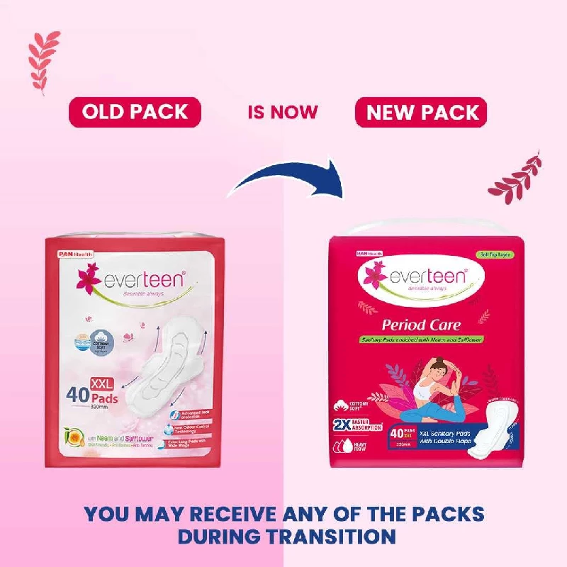 Everteen Period Care XXL Soft Neem-Safflower Sanitary Pads - Image 2