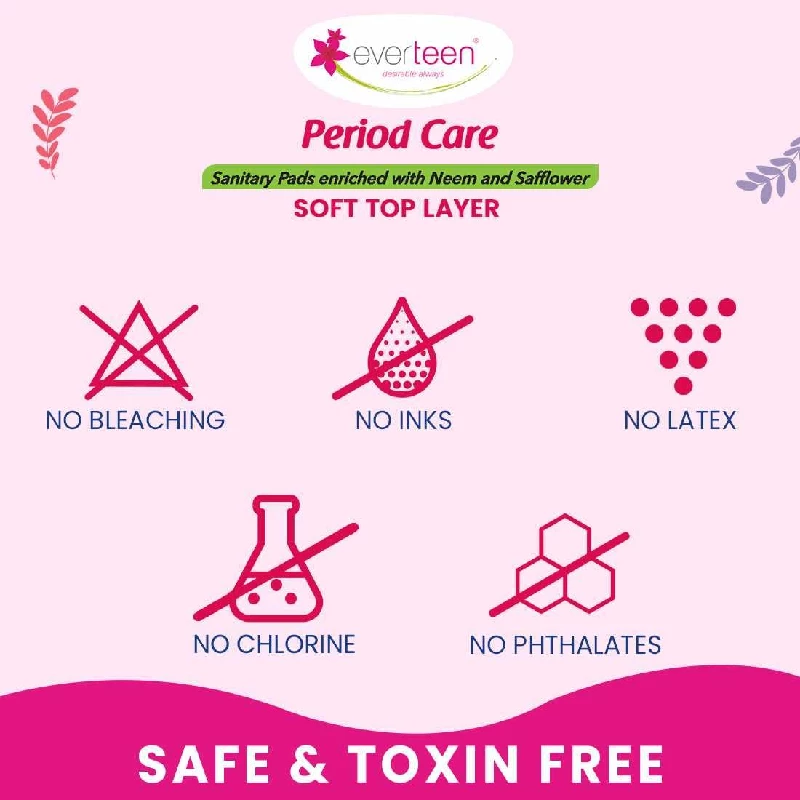 Everteen Period Care XXL Soft Neem-Safflower Sanitary Pads - Image 5