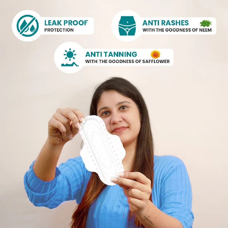 Everteen XL Dry Neem-Safflower Sanitary Pads - Image 2