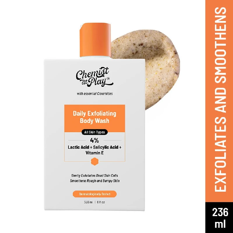 Chemist at Play Exfoliating Body Wash Lactic Acid Salicylic Acid Shower Gel