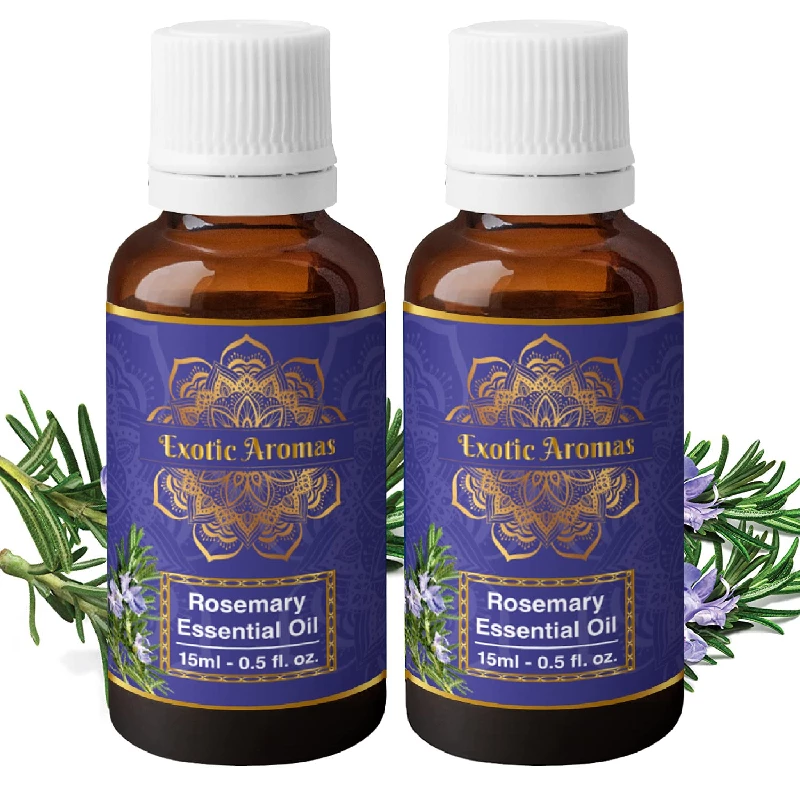 Exotic Aromas Rosemary Oil for Hair Growth (Pack of 2) Exotic Aromas Rosemary Oil for Hair Growth (Pack of 2)-Pack Size-15 ml (Each)