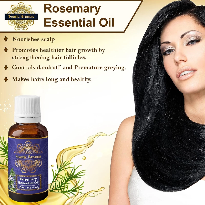 Exotic Aromas Rosemary Oil for Hair Growth (Pack of 2) - Image 5