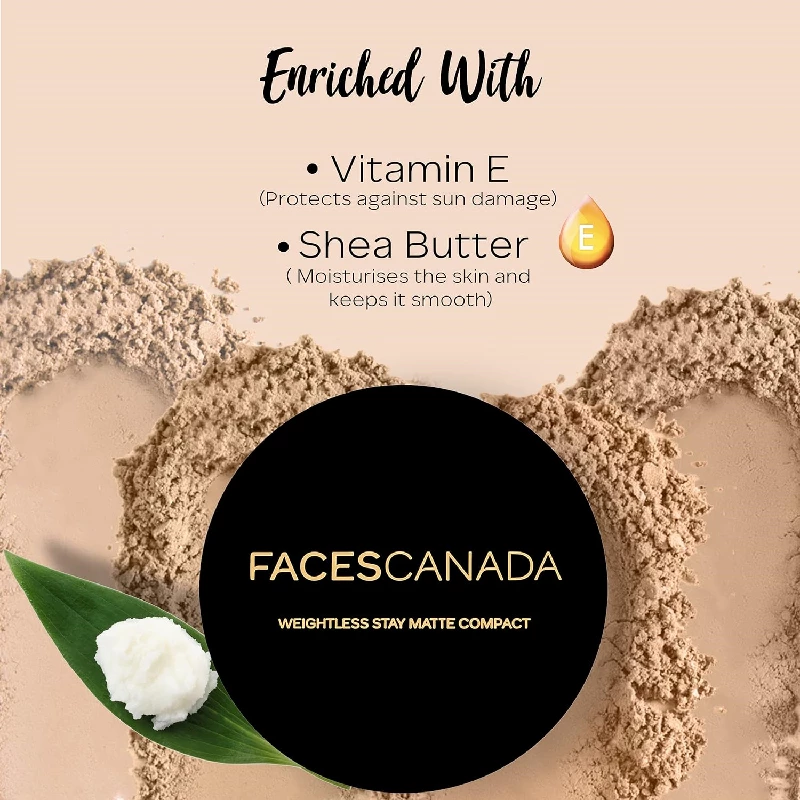 FACES CANADA Weightless Stay Matte Finish Compact Powder - Ivory - Image 2